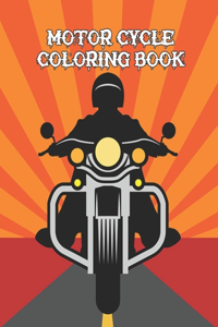 Motor Cycle Coloring Book
