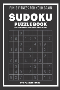Sudoku Book For Certified Registered Nurse Anesthetist Hard