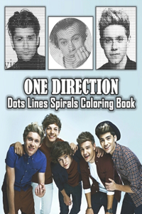 ONE DIRECTION Dots Lines Spirals Coloring Book