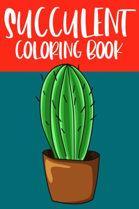 Succulent Coloring Book