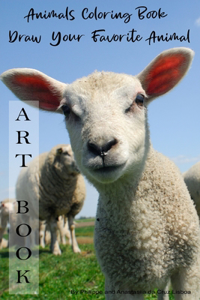 ARTBOOK - Animals Coloring Book - Draw Your Favorite Animal
