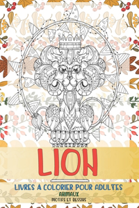 Livres à colorier pour adultes - Motifs et dessins - Animaux - Lion