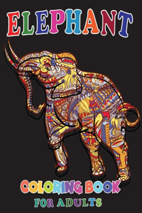 Elephant Coloring Book for Adults