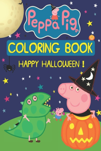 Peppa Pig Coloring Book (Happy Halloween !)