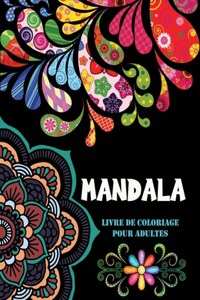 Mandala livre de coloriage adulte