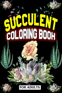 Succulent Coloring Book For Adults