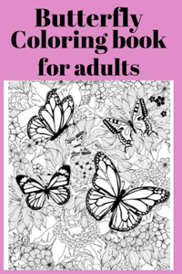 Butterfly Coloring book for adults