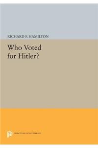 Who Voted for Hitler?