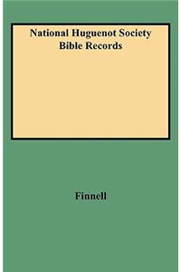 National Huguenot Society Bible Records