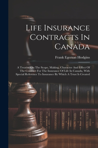 Life Insurance Contracts In Canada