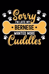 Sorry I'm Late My Bernese Wanted More Cuddles