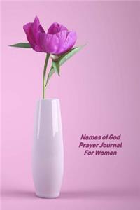 Names of God Prayer Journal For Women