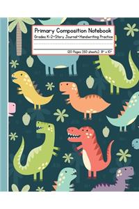 Primary Composition Notebook Dinosaurs