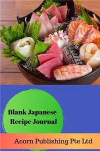 Blank Japanese Recipe Journal