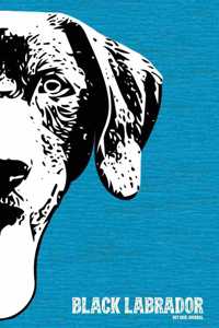 Black Labrador Dot Grid Journal