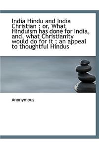 India Hindu and India Christian