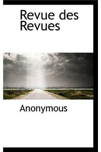 Revue Des Revues