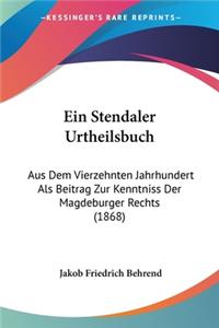 Stendaler Urtheilsbuch