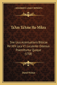 Ta'Am Ta'Ame Ha-Mikra