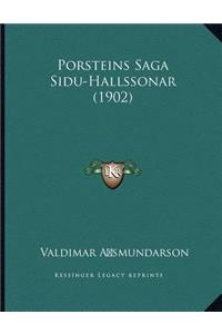 Porsteins Saga Sidu-Hallssonar (1902)