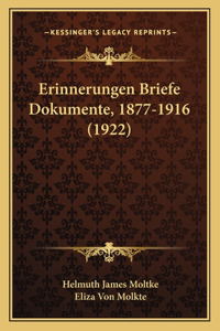 Erinnerungen Briefe Dokumente, 1877-1916 (1922)
