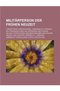 Militarperson Der Fruhen Neuzeit