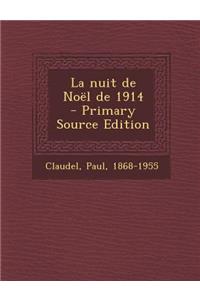 La Nuit de Noel de 1914