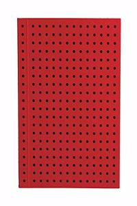 Red on Black (Circulo) A7 Lined Notebook