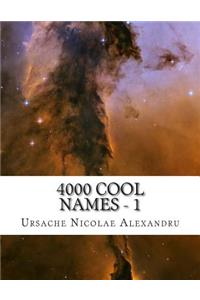 4000 Cool Names - 1