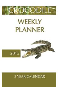 Crocodile Weekly Planner 2015