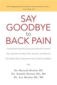 Say Goodbye to Back Pain