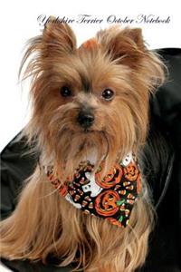 Yorkshire Terrier September Notebook Yorkshire Terrier Record, Log, Diary, Special Memories, To Do List, Academic Notepad, Scrapbook & More