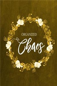 Chalkboard Journal - Organized Chaos (Yellow)