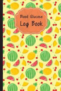 Blood Glucose Log Book: Blood Sugar Monitoring Portable 6x9 Inches - For 50 Days with 104 Pages - Before&after Breakfast, Lunch, Dinner and Sn