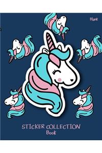 Sticker Collection Book Blank
