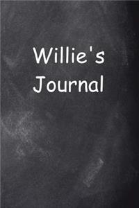 Willie Personalized Name Journal Custom Name Gift Idea Willie