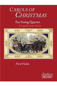Carols of Christmas for String Quartet, Violin 1 Book