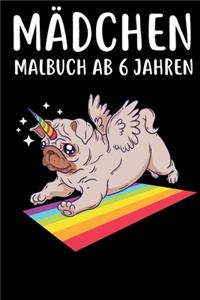Mädchen Malbuch ab 6 Jahren
