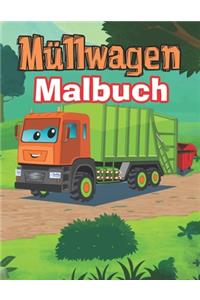 Müllwagen Malbuch