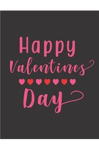 Happy Valentines Day Notebook Journal