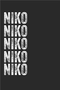 Name NIKO Journal Customized Gift For NIKO A beautiful personalized