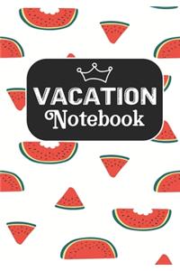 vacation notebook