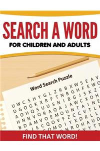 Search A Word For Children and Adults