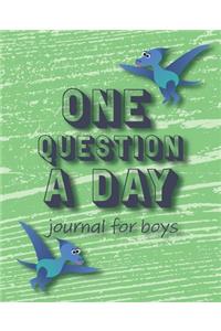 One Question a Day Journal for Boys