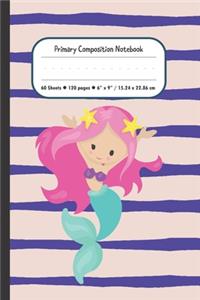 Mermaid Primary Composition Notebook
