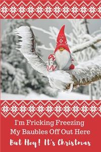I'm Fricking Freezing My Baubles Off Out Here. But Hey! It's Christmas