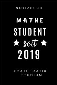 Notizbuch Mathe Student Seit 2019 #mathematik Studium