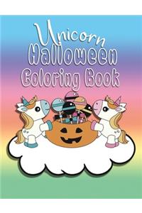 Unicorn Halloween Coloring Book