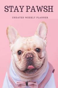 Undated Blank Weekly Planner