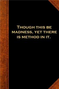 2020 Weekly Planner Shakespeare Quote Madness Method 134 Pages